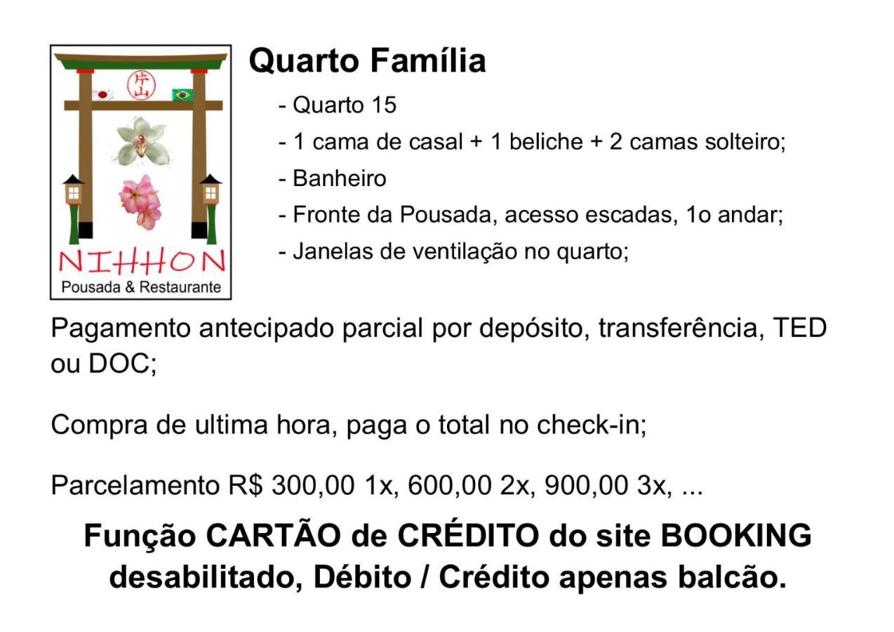 Hotel Pousada Nihhon Santo Antônio do Pinhal Habitación foto